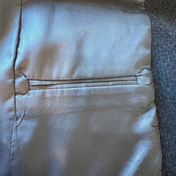 Vtg 70s Tweed Mens 38R 100% Wool Blazer Sport Coat USA Lined Heritage Preppy - Picture 13 of 16